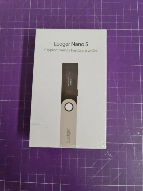 Crypto hardware wallet Ledger Nano S, USB, Black 1