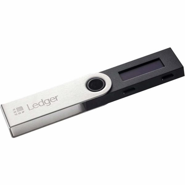 Kryptowährungs-Wallet Ledger Nano S, Schwarz-Silbern 2