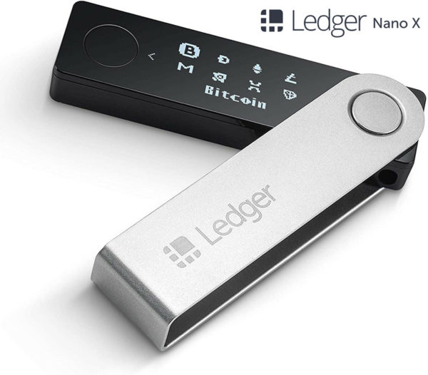 Ledger Nano X - Kryptowährung Hardware Wallet Bitcoin (Cash, Gold) Ethereum Neo 1