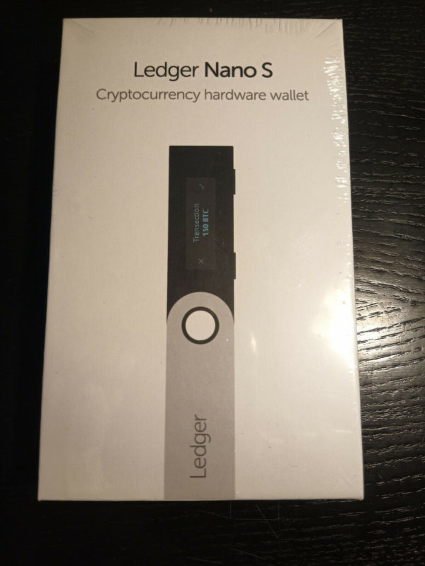 Ledger Nano S Neu - Wallet (Bitcoin, Eth., Doge)+Originalverpackt+eingeschweißt 1
