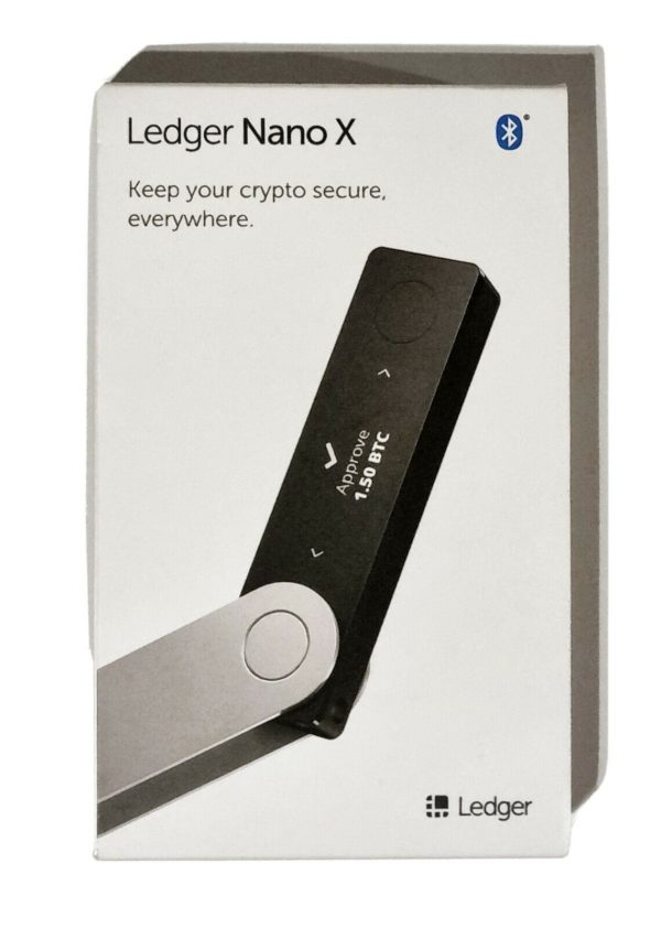 Ledger Nano X Bluetooth + USB Hardware Wallet, OVP 1