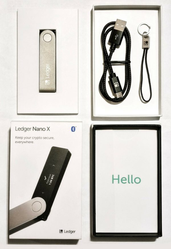 Ledger Nano X Bluetooth + USB Hardware Wallet, OVP 3