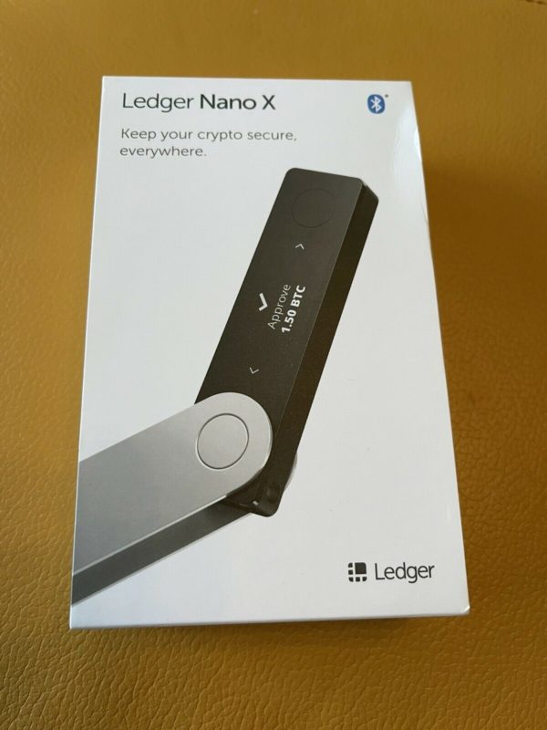 Ledger Nano X - Kryptowährung Hardware Wallet - Bitcoin,Etherium usw. Bleutooth 1