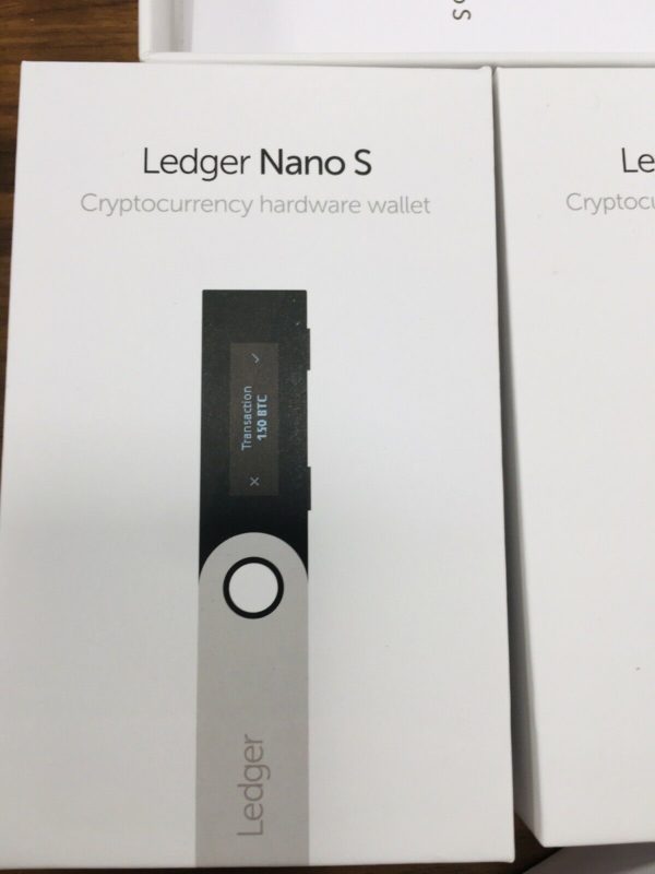 Ledger Nano S Krypto Hardware Wallet 3 St , BTC ETH LTC BNB ADA Kryptotresor 1