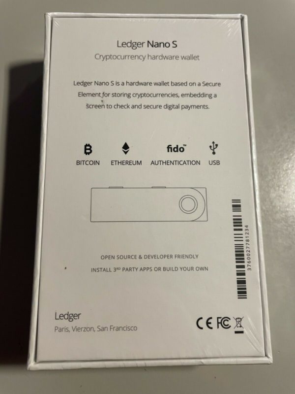 Ledger Nano S Krypto HardwareWallet Safe BTC ETH LC UVM - COLD WALLET 2