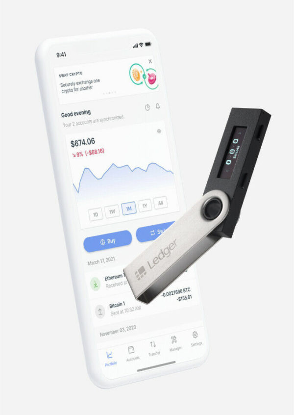 Ledger Nano S Virtual Currency Hardware Wallet Bit Coin Ethereum Ripple 3