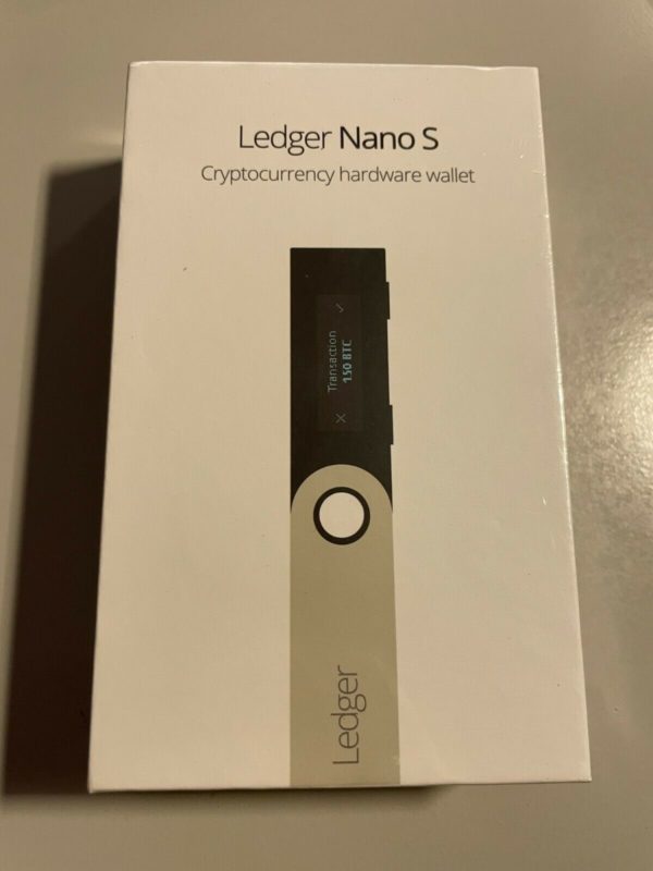Ledger Nano S Krypto HardwareWallet Safe BTC ETH LC UVM - COLD WALLET 1