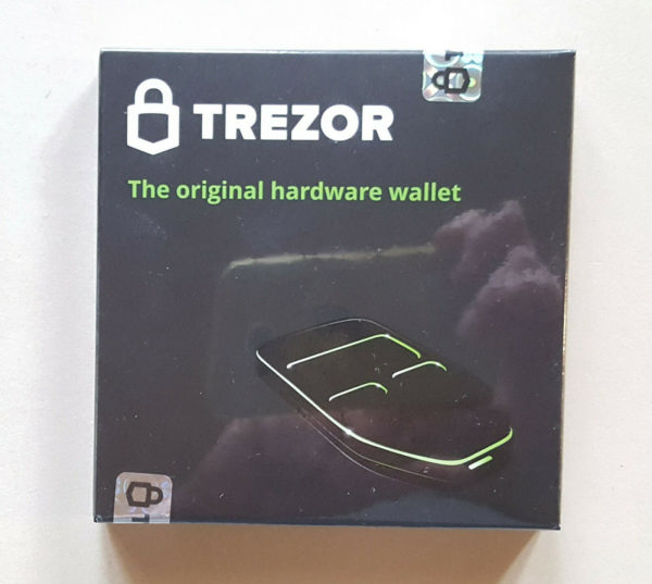 Trezor Hardware Wallet Black für Bitcoin und andere Krypto-Coins 1