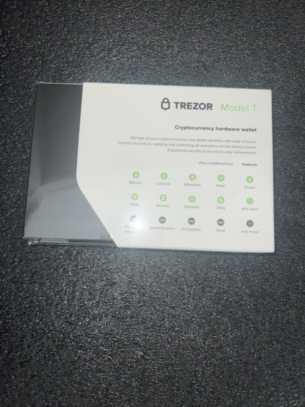 Trezor Model T Express- Next Generation Cryptocurrency Hardware Wallet - NEW 3
