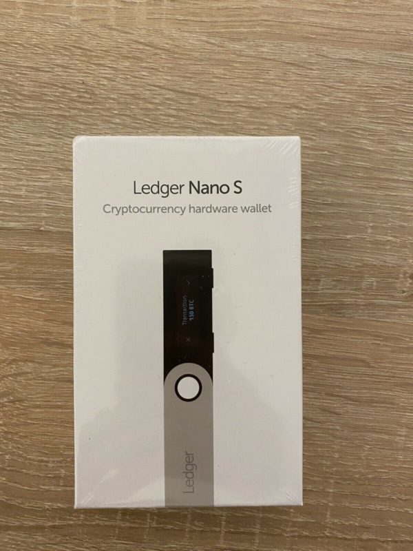 Ledger Nano S - Krypto Hardware Wallet - Schwarz - NEU&OVP 1