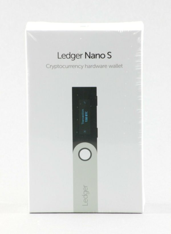 Ledger Nano S Hardware Wallet Krypto Bitcoin Ethereum Schwarz | NEU 5